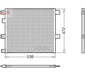 Kondenzátor, klimatizace DENSO DCN99077
