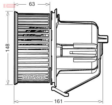 vnitřní ventilátor DENSO DEA07027