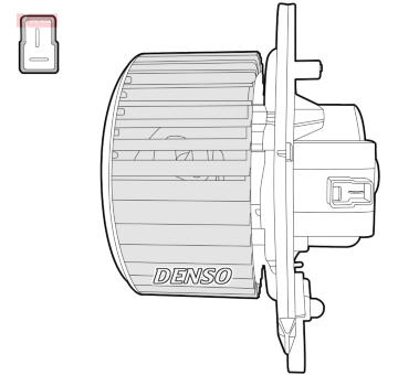 vnitřní ventilátor DENSO DEA12004