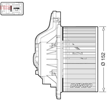 vnitřní ventilátor DENSO DEA41015