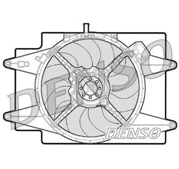 Větrák, chlazení motoru DENSO DER01002