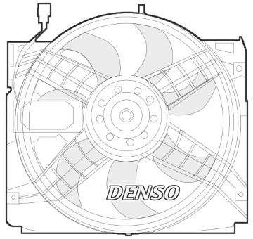 Větrák, chlazení motoru DENSO DER05004