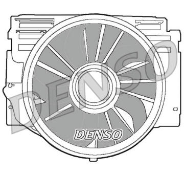 Větrák, chlazení motoru DENSO DER05007