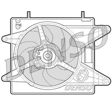 Větrák, chlazení motoru DENSO DER09003