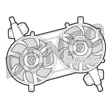 Ventilátor chladenia motora DENSO DER09006
