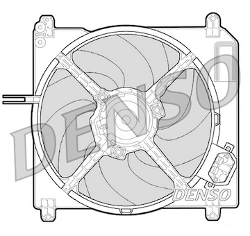 Větrák, chlazení motoru DENSO DER09007