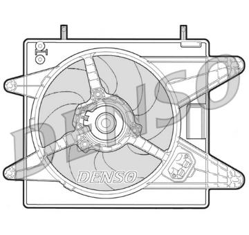 Větrák, chlazení motoru DENSO DER09008