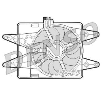Větrák, chlazení motoru DENSO DER09023
