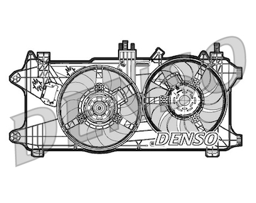 Větrák, chlazení motoru DENSO DER09027