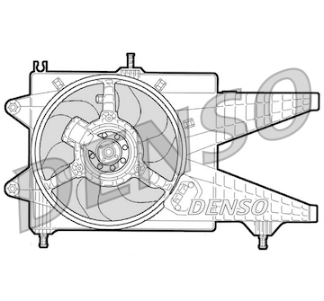 Větrák, chlazení motoru DENSO DER09041