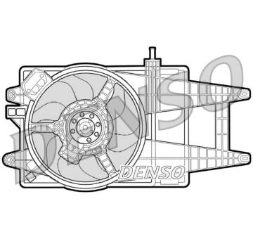 Větrák, chlazení motoru DENSO DER09042