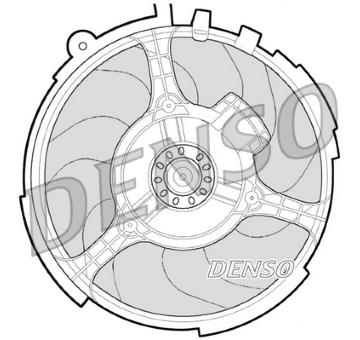 Větrák, chlazení motoru DENSO DER09060
