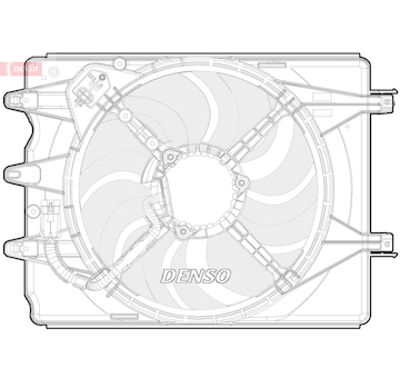Větrák, chlazení motoru DENSO DER09068