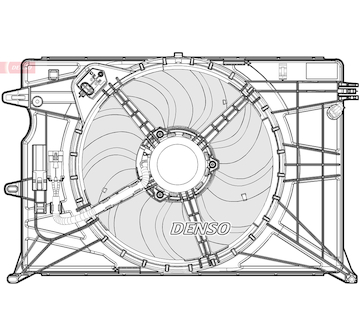 Větrák, chlazení motoru DENSO DER09073