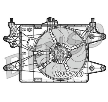 Větrák, chlazení motoru DENSO DER09083
