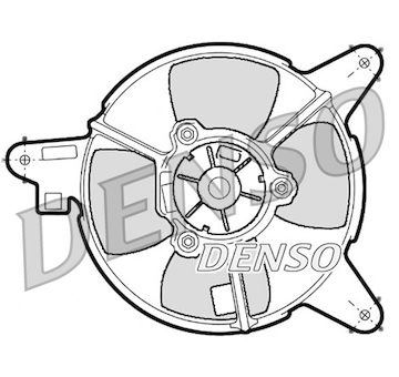 Větrák, chlazení motoru DENSO DER09087