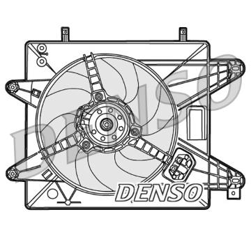 Ventilátor chladenia motora DENSO DER09088