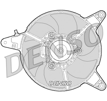 Větrák, chlazení motoru DENSO DER09095