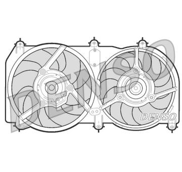 Větrák, chlazení motoru DENSO DER09246