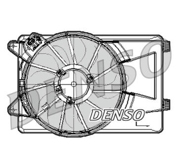 Větrák, chlazení motoru DENSO DER09301