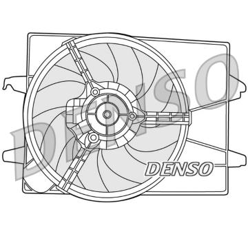Větrák, chlazení motoru DENSO DER10003
