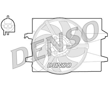 Větrák, chlazení motoru DENSO DER10004