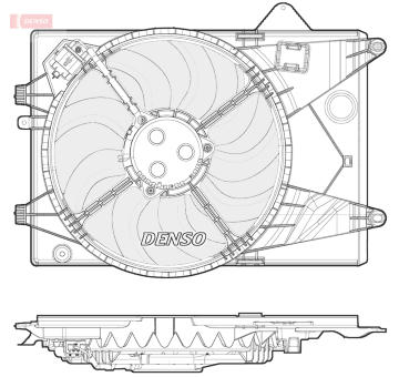 Ventilátor chladenia motora DENSO DER15001