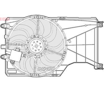 Větrák, chlazení motoru DENSO DER20001