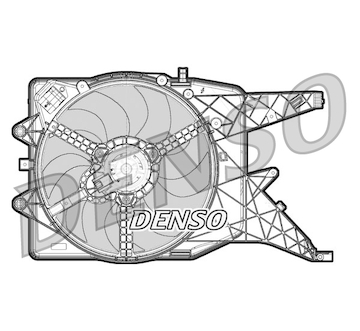 Větrák, chlazení motoru DENSO DER20011