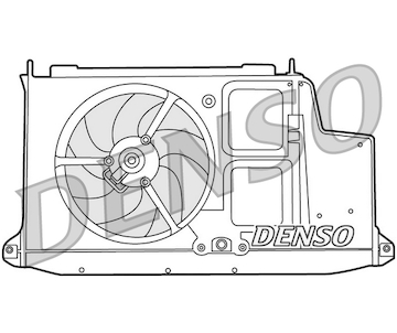 Větrák, chlazení motoru DENSO DER21012