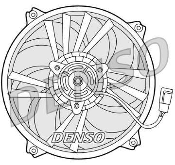 Větrák, chlazení motoru DENSO DER21015