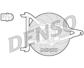 Větrák, chlazení motoru DENSO DER21021