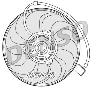 Větrák, chlazení motoru DENSO DER27001