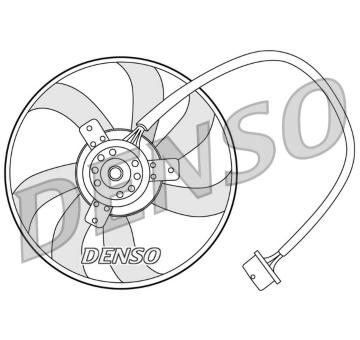 Větrák, chlazení motoru DENSO DER32003