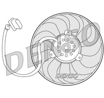 Větrák, chlazení motoru DENSO DER32004