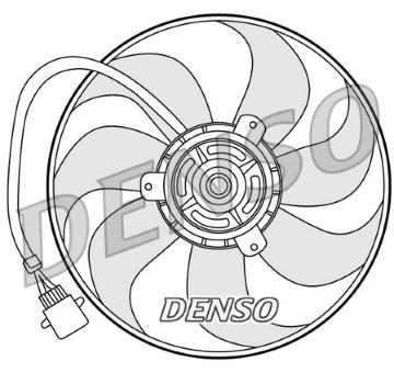 Větrák, chlazení motoru DENSO DER32006