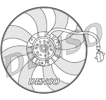 Větrák, chlazení motoru DENSO DER32007