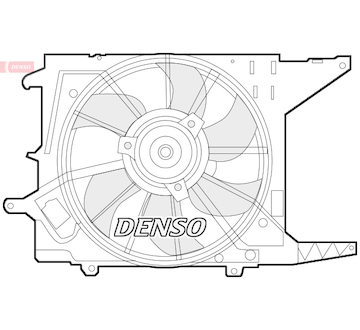 Větrák, chlazení motoru DENSO DER37003