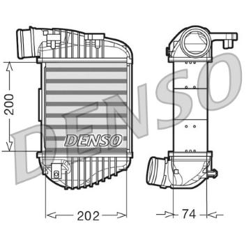 Chladič turba DENSO DIT02023