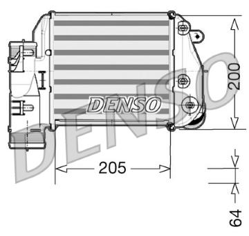 chladič turba DENSO DIT02025