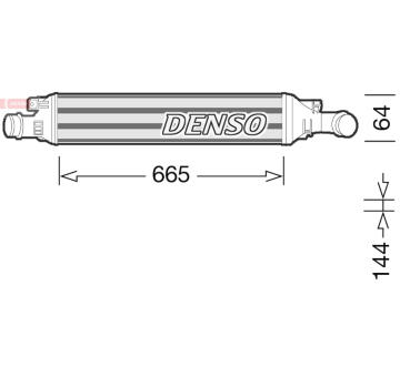 Chladič turba DENSO DIT02036