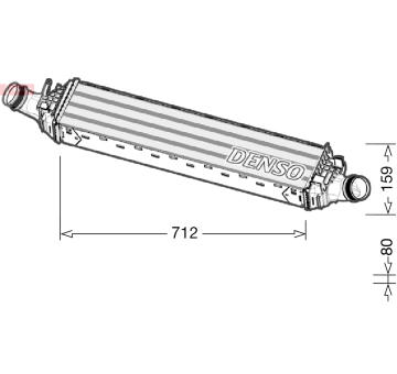 chladič turba DENSO DIT02038