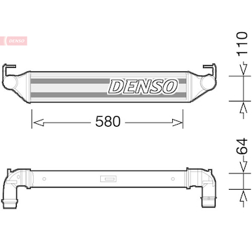 Chladič turba DENSO DIT06002