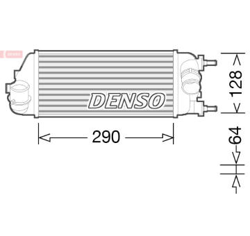 Chladič turba DENSO DIT09115