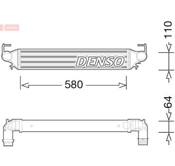 chladič turba DENSO DIT09118