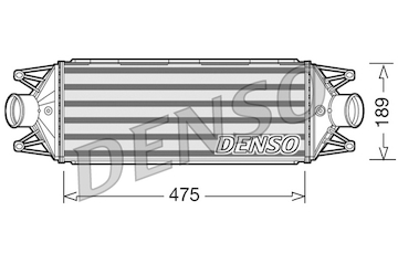 chladič turba DENSO DIT12002