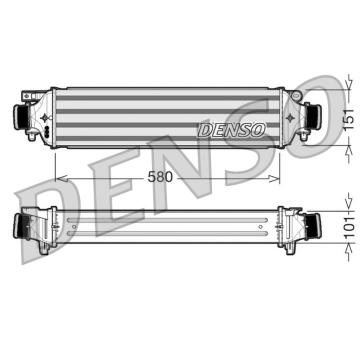Chladič plniaceho vzduchu DENSO DIT13002