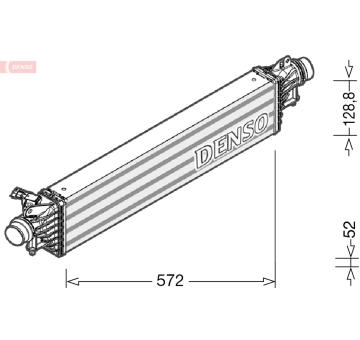 chladič turba DENSO DIT20005