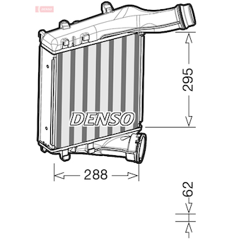 chladič turba DENSO DIT28019
