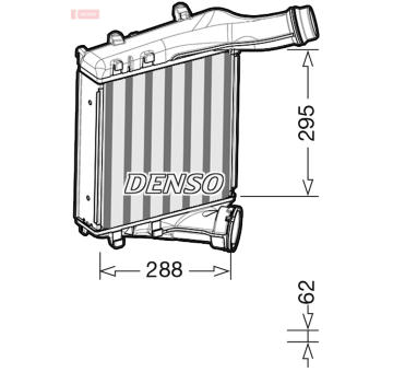 chladič turba DENSO DIT28019